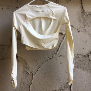 RARE Gymshark Whitney Simmons Long Sleeve Crop Top